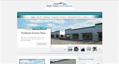 Desktop Screenshot of highvalleyinvestments.com